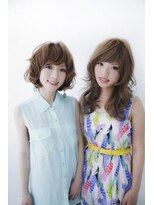 ヘアーアンドアイラッシュサロンブブ(BluBlu) ふんわりカーリーヘアー