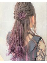 サンクレポ&nbsp;【ケアブリーチ使用】ラベンダーカラー☆佐藤拓哉