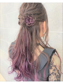 サンクレポ 【ケアブリーチ使用】ラベンダーカラー☆佐藤拓哉