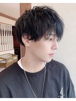 ユーフォリア 渋谷グランデ(Euphoria SHIBUYA GRANDE)&nbsp;【Euphoria小野塚】女子受けダークグレーマッシュ