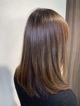 グッドデイズ カットアンドカラー(Good Days) 艶髪セミロング