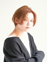 ジュール サウス 新宿南口(Joule South)&nbsp;顔型別ヘアスタイル特集/マロンベージュ/Aラインボブ/新宿