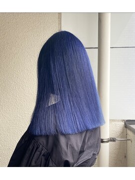 ラべリー 池袋(LOVELEY) 【池袋】ナチュラルロング　ブルー