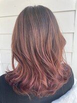 アプシー 三木店(Apsee)&nbsp;バレイヤージュ×アッシュピンク