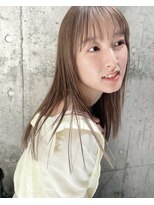 パーク(PAAQ) 【kana】ハイトーン×ストレートスタイリングで簡単こなれhairに