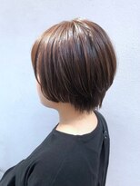 フロート 小阪店(float) ショコラブラウン_マロンベージュ Aラインボブ かきあげ