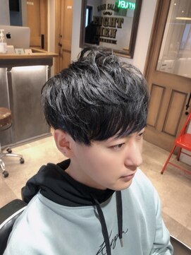エイトメン 池袋店(EIGHT MEN) 【EIGHTMEN池袋店】メンズマッシュブルーインナーカラー