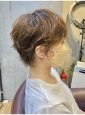 ウルフショート×コスメパーマ【LODAT横浜】