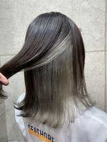 ヘアサロン ドットプラス 町田店(dot. plus)&nbsp;インナーカラー×ホワイトシルバー