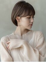 オースティン 調布アミックス(AUSTIN)&nbsp;大人かわいい前髪セシルカットココアブラウンフリンジウェーブ