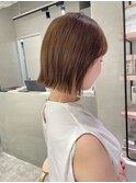 ミルクティーベージュボブ