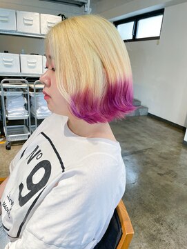 ザ オーダー(THE ORDER) エンドカラー/ピンクパープル/ブリーチ抜きっぱなし/ハイトーン