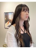 【Neeluscuro_take】インナーカラーホワイトベージュ