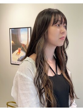 ニール シトロン 名古屋 伏見 丸の内(NEELU citron) 【Neeluscuro_take】インナーカラーホワイトベージュ