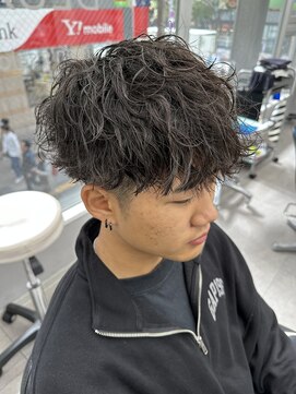 オムデュー(HOMME DEUX) 【AOI】初パーマにおすすめ波巻きスパイラルパーマ