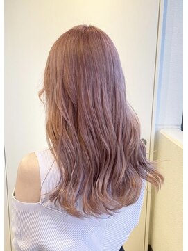 ユウル 横浜(juhl.) ブリーチ/ベビーピンク/ピンクカラー/ダブルカラー/ハイトーン