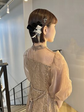 ヌープヘアーアイス(NUUP.hair ici) 大人可愛い♪ひと手間加えるだけで垢抜けスカーフアレンジヘア