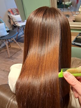 アットティー 金沢文庫(at tee...) 【メテオ美髪矯正】ミディアム