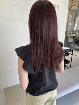 コード(Chord) long×pink brown