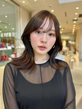 ミンクス渋谷スマートサロン(MINX shibuya smart salon) くびれミディアムレイヤーカット