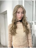 ペールベージュハイトーンロング