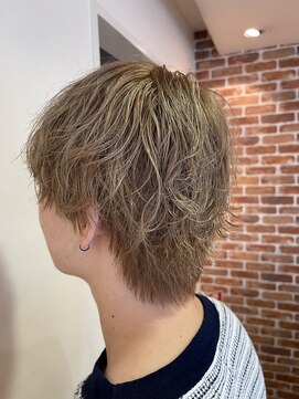 レイフィールド 滝の水店 ワンブリーチカラーベージュアッシュベージュ冬カラー