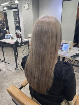 プライズ 池袋店(prize) 20代30代40代ストレートアッシュベージュ髪質改善大人ヘア