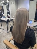 20代30代40代ストレートアッシュベージュ髪質改善大人ヘア