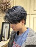 メンズカット+フェザーパーマ￥8800