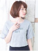 +animoせんげん台+ベージュピンク×小顔レイヤーボブF!