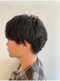 ラフさと清潔感のバランスが絶妙◎束感パーマ/メンズパーマ