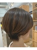 直毛さんでもふんわりショート