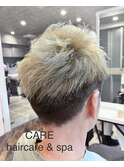 【CARE】ショートマッシュ×ミルクティーベージュカラー