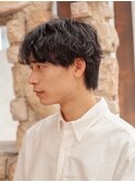 アンニュイメンズパーマスタイル