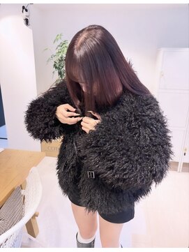 シェーン 仙台駅広瀬通店(schon) ブリーチベースのボルドーカラー