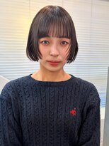 カシェル トウキョウ(Cashel Tokyo)&nbsp;前上がりレイヤーボブ ラインボブ 外ハネ 顔まわりカット 前髪