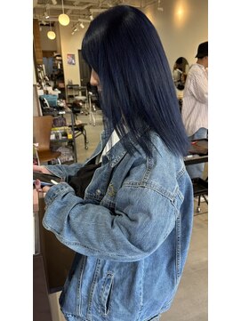 ラック 津田沼(LUCK) ブルー/津田沼/韓国ボブ/ケアブリーチ/似合わせカット