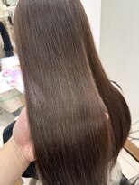 サロンドミルク 新百合ヶ丘店(salon de MiLK)&nbsp;★スモーキーブラウンウォームベージュ顔周りカット透明感カラー