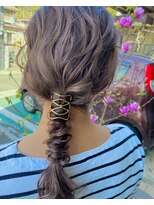 ジャミン 長嶺店(Jammin.)&nbsp;ローポニーアレンジ×結婚式参列