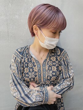 ノート(note) ショート × ピンク