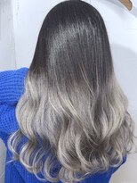 ブレイズヘアー(BLAZEhair) 【バツグンの透明感】エアタッチグラデーション×ブリーチ3回