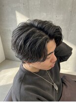 Men's salon Bursh by FORTE 静岡/草薙店【6/21　NEW OPEN（予定）】&nbsp;フェザーパーマ　ハイライト　センターパート　ニュアンスパーマ