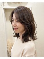 ヘアーサロンブランコ(hair salon blanco)&nbsp;大人可愛いレイヤーミディアム