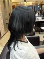 キャラ 池袋本店(CHARA)&nbsp;湿気＆汗対策に縮毛矯正・ウルフカット【ウルフ/縮毛矯正/大村】