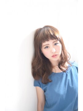 ビッケ(Vicke) 【Vicke渋谷】短めバングフレンチガーリーウェーブ