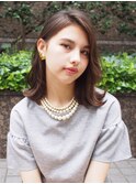 外国人風大人なカジュアルミディアム
