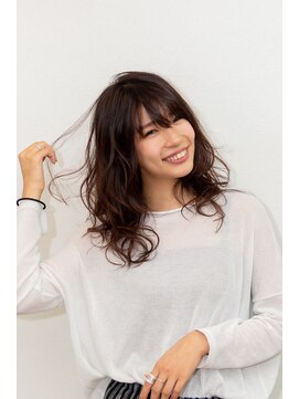 ヘアージャンティ(HAIR GENTIL) セミロング 【 セミディ × くせ毛風 】