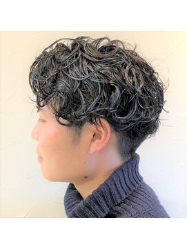 シュシュアノート 戸田公園(chou chou un autre) マッシュツイストスパイラルパーマ【メンズ】