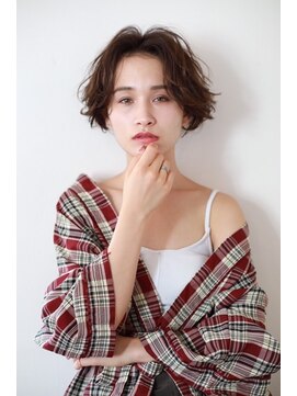 クロム(Chlom) Chlom立川☆マニッシュショート アッシュブラウンTEL 0425125655