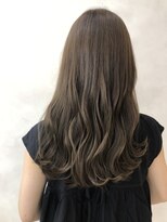 大人可愛い☆イルミナカラー透明感グレージュ:担当中間